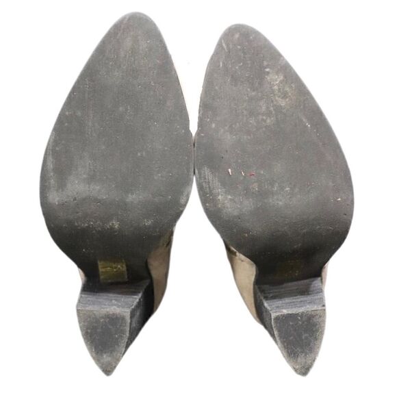 Jeffrey Campbell Torrent Gray Suede Knee Boots Sz 7 - Picture 4 of 6